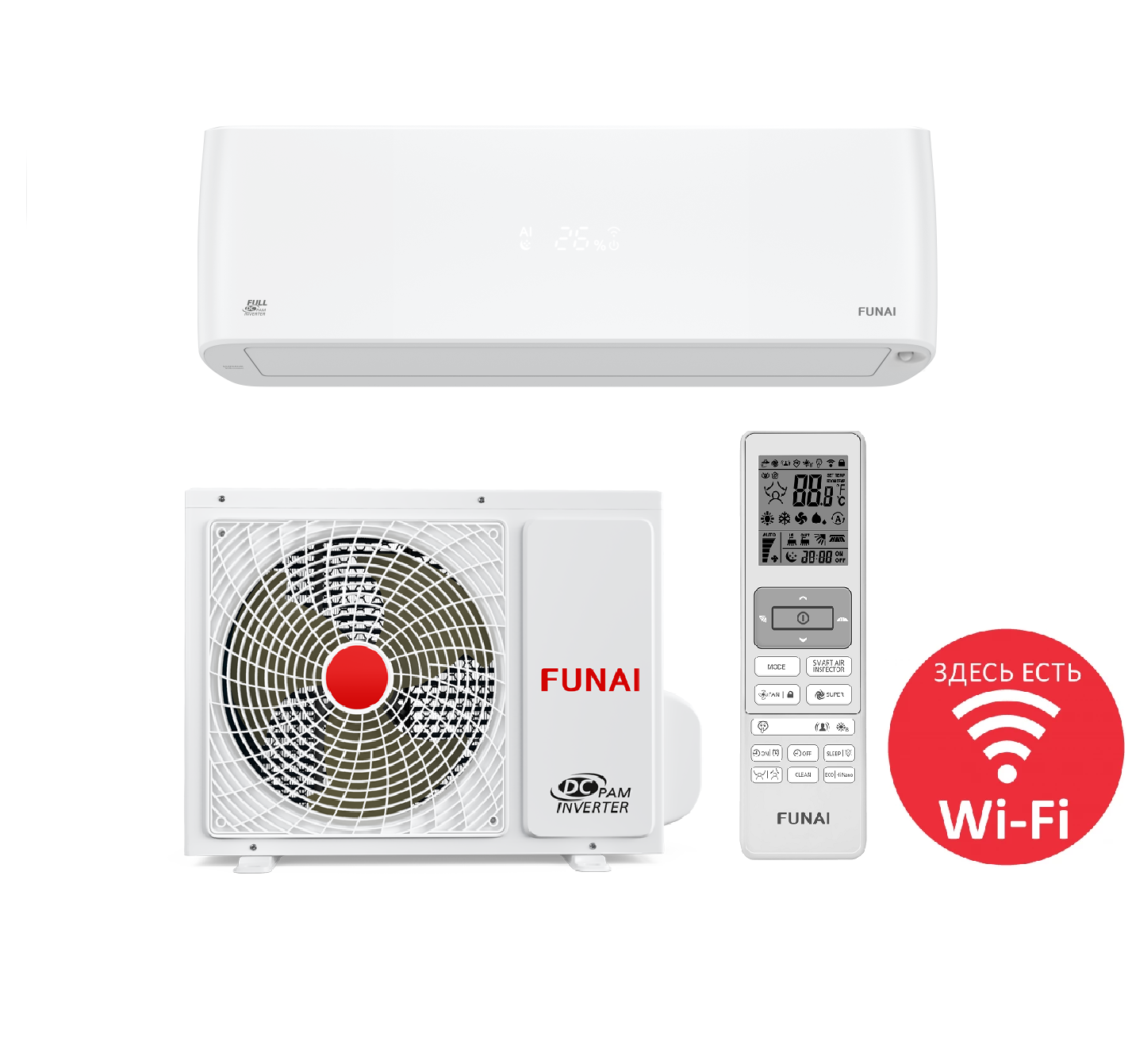 Funai RACI-EM35HP.D04 EMPEROR SMART EYE Inverter